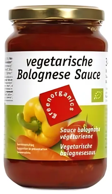 Sos bolognese, vegetarian, 340 ml, verde