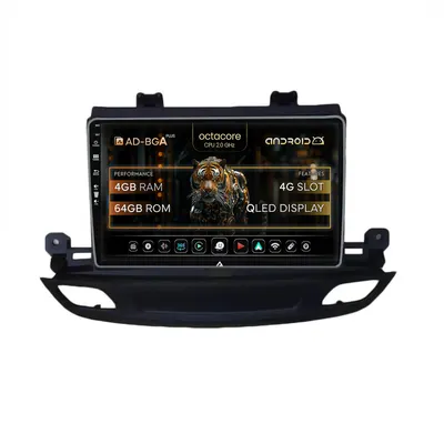 Navigatie Opel Insignia B (2017+), Android, A-Octacore 4GB RAM + 64GB ROM, 9 Inch - AD-BGA9004+AD-BGRKIT252