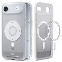 Husa MagSafe pentru Apple iPhone 17 Air, Spigen, Ultra Hybrid Classic, Argintie ACS10322