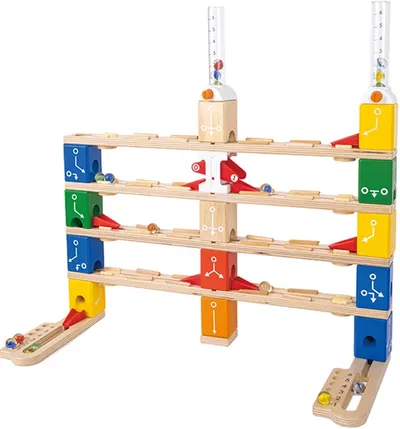 Set joc HaPe International Quadrilla - Pistă cu bile, Basic Coding, 90 piese