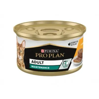Conserva pentru pisici Purina Pro Plan Adult Maintenance cu pui 85 gr