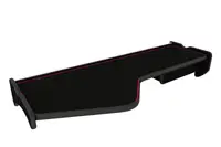 Masa lunga bord camion compatibila cu Renault Magnum Inegral Millenium New Size, Negru cu cusatura rosie