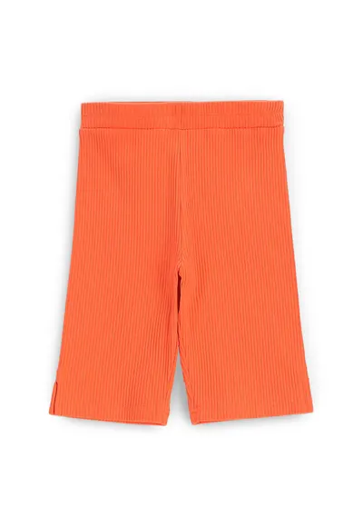Pantaloni scurti sport fete WC5122501TGJ - Bumbac - Portocaliu - Portocaliu