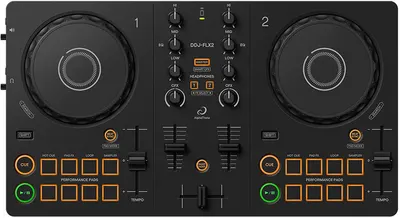 Controler DJ AlphaTheta - DDJ-FLX2, 2 canale, negru