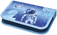 Penar cu rechizite Herlitz - Cosmic Explorer, 2 aripi