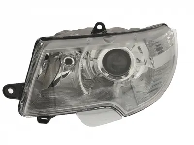 Far stanga (H3 H7 W16W W5W, electric, cu motoras, fundal cromat, fundal transparent) SKODA SUPERB II