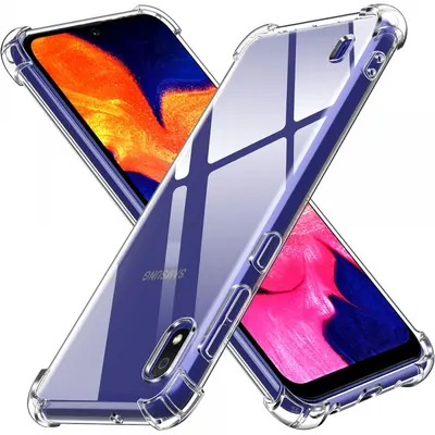 Husa pentru Samsung Galaxy A10 A105, Techsuit, Shockproof Clear, Transparenta