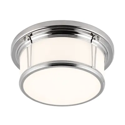 Corp de iluminat decorativ pentru exterior, Woodward 2 Light Medium Flush Mount
