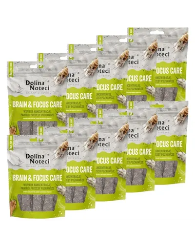 Recompense câini pentru memorie 10x100 g DOLINA NOTECI Smart Chews
