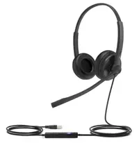 Căști cu microfon Yealink - UH34, MS, USB-A, negru
