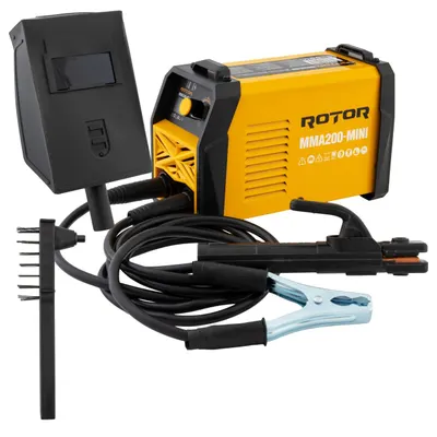 Aparat de sudura LCD Color ROTOR MMA200-MINI, 200 A
