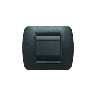 Placa ornament 4 module Grafit Negru Bticino Living