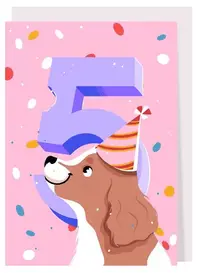 Creative Goodie Card de ziua de naștere - Cățeluș