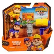 Patrula Catelusilor Echipa Rubble Set 2 Figurine Rubble si Mix