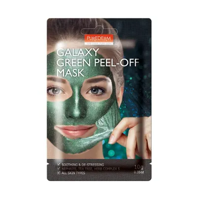 Mască pt față - Galaxy Green Peel-off Mask 10g - Purederm