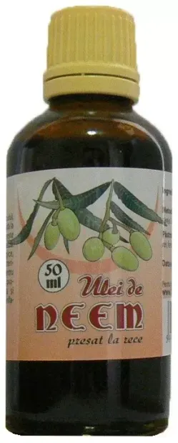 Ulei Neem Presat La Rece 50ml (uz Extern) HERBAVIT