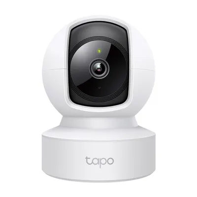 Camera supraveghere interior IP wireless WiFi PT TP-Link TAPO C212, 3 MP, 4 mm, IR 9 m, slot card, microfon si difuzor, detectie smart, 360 grade, sirena, Ethernet