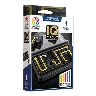 Smart Games - IQ Circuit, joc de logica cu 120 de provocari, 8+ ani, editie lb. Romana