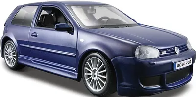 Mașină de metal Maisto Special Edition - Volkswagen Golf R32, 1:24, albastru