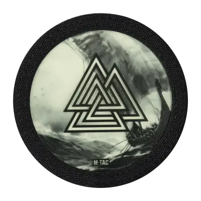 Patch fosforescent Valknut Drakkar M-TAC - Default Title