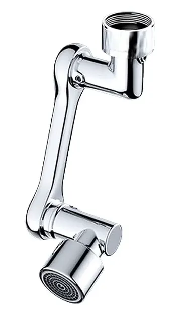 Extensie rotativa pentru robinet cu multiple moduri de curgere a apei