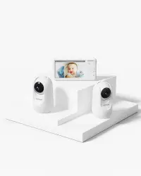 Baby monitor audio video 1080P High NonWifi Momcozy Dual camera BM01