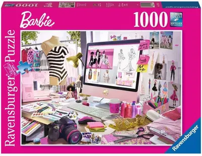 Puzzle Ravensburger din 1000 de piese - Barbie Fashion Icon