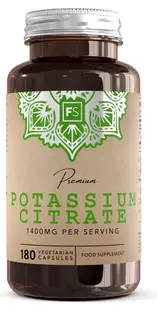Citrat de potasiu, 700 mg, 180 capsule, Focus Supplements