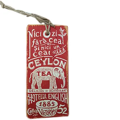 Obiect decorativ din lemn - Ceai Ceylon