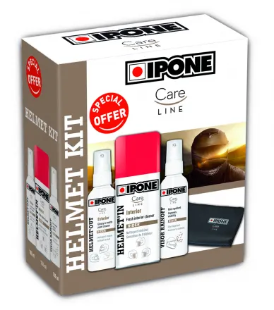 Kit curatare intretinere casca Ipone
