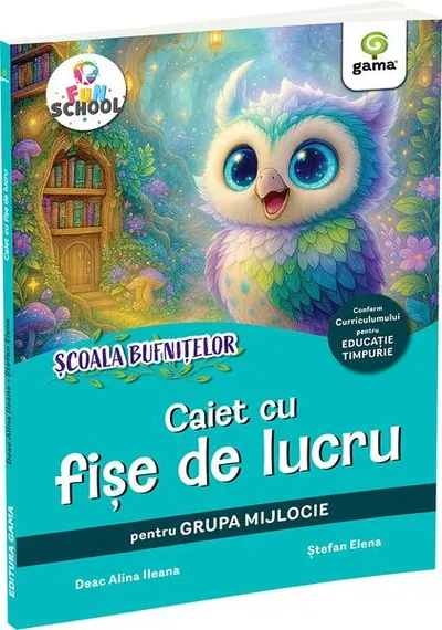 Caiet de fișe de lucru, grupa mijlocie - Paperback brosat