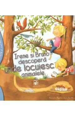 Irene si Bruno descopera unde locuiesc animalele