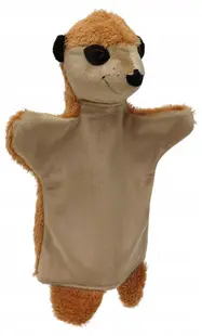 Păpușă de teatru Moravska ustredna Brno - Suricat, 27 cm