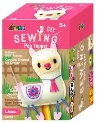 Set creativ Avenir - Coase-ți singur topper creion, Lama