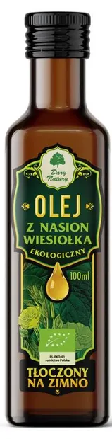 Ulei bio de luminiță de seară, presat la rece, 100 ml, Dary Natury