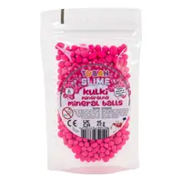 Bilute minerale pentru slime, roz, 25 g