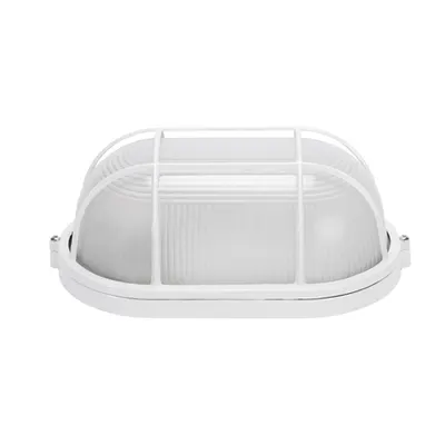 Lampa BAT Grila Ovala 1xE27 100W Alb