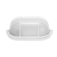 Lampa BAT Grila Ovala 1xE27 100W Alb