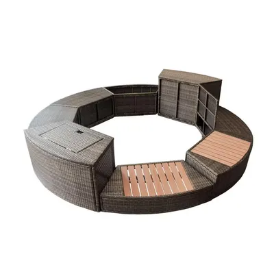 Mobilier spa semi-rigid Octopus - Set de 8 module