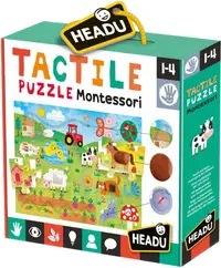 Puzzle educativ Headu - Atinge si recunoaste animalele din ferma