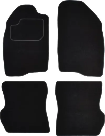 Covorase auto (set, velur, 4 bucati, culoare negru, 4 usi) FORD FUSION intre 2002-2012