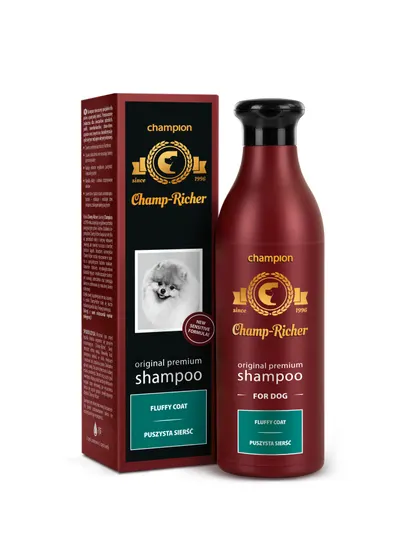 Sampon CHAMP RICHER pentru CAINI cu BLANA PUFOASA, 250 ml