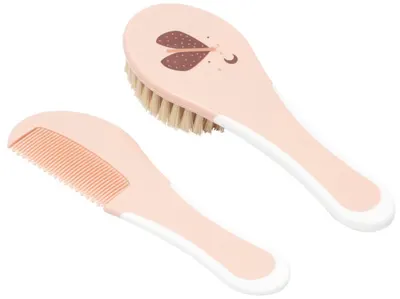 Set perie și pieptene Bebe-Jou - Sweet Butterfly