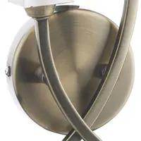 Aplica Morgan Double Wall Bracket Antique Brass