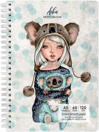 Caiet de schite Drasca Having a Lovely Time - Aika, 60 de coli, A5