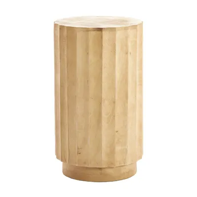 Măsuță auxiliară rotundă din lemn de mango ø 35 cm Ellena – Light & Living