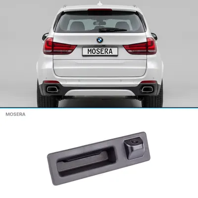 Cameră marșarier BMW X5 2012-2017 în mâner AHD 1080P NTSC MOSERA