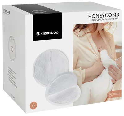 Tampoane de san de unica folosinta Kikka Boo - Honeycomb, 50 buc