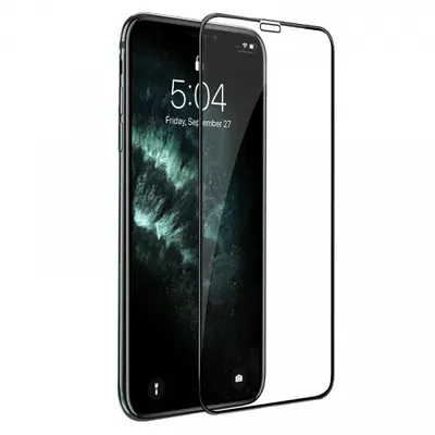 Folie de protectie Ecran HOCO G16 pentru Apple iPhone XS / X, Sticla Securizata, Full Glue, 5D, Neagra