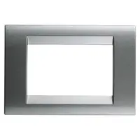 Placa Ornament Playbus - in Painted Technopolymer - Scratchproof Vitrified Enamelling - 18 Modul (6+6+6 Overlapping) - Metallic - Playbus